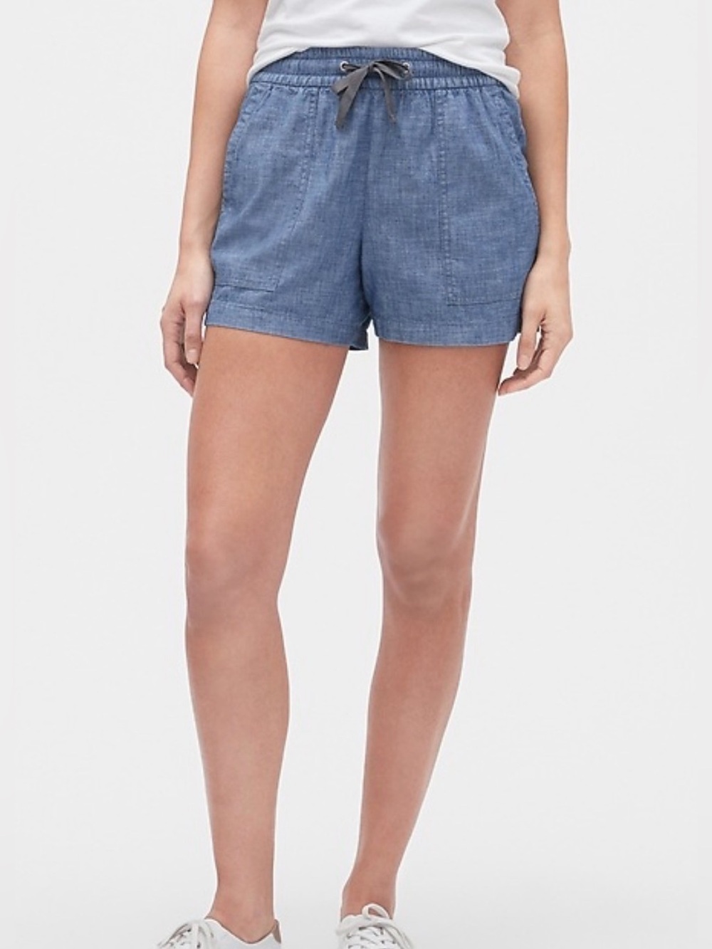 Gap Factory Pull-On Shorts in Chambray